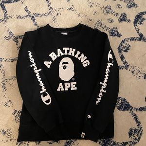 BAPE X CHAMPION CREWNECK